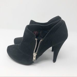 Fergalicious Black Suede Booties